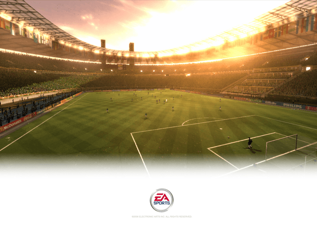 2002 FIFA World Cup title screen for Xbox